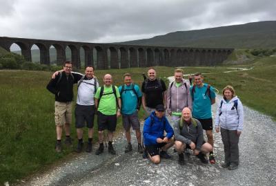 The team at Ribblehead Viaduct