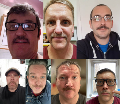 Some of the Movember fundraisers
