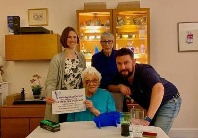 The Webster Wisecats, winners of our online quiz
