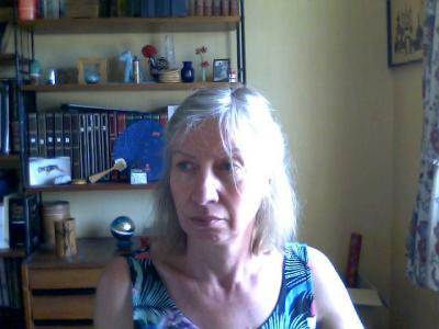 Dr Southgate in her home office