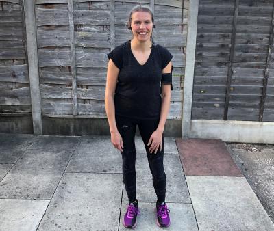 Lizzie gets ready for her big challenge