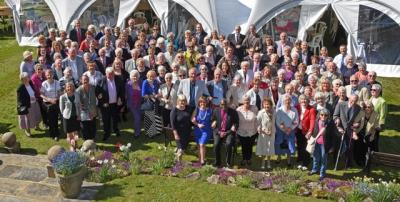 Our volunteers at a Bishopthorpe Palace tea party held in their honour