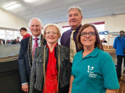 The Lord and Lady Mayoress with Jim Whitehead and Julie Russell