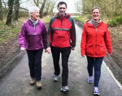 Pat and Jeff get into training for their walking challenge, alongside daughter Kate