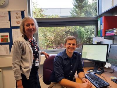 Professor Southgate with Dr Mason at the Jack Birch Unit