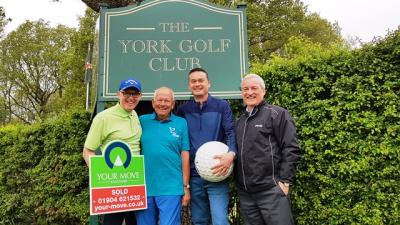 Scott, Mark, Ralph and Tim at York Golf Club