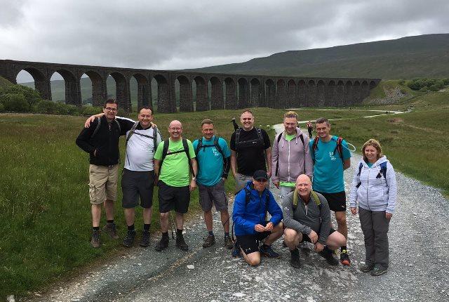 The team at Ribblehead Viaduct The team at Ribblehead Viaduct