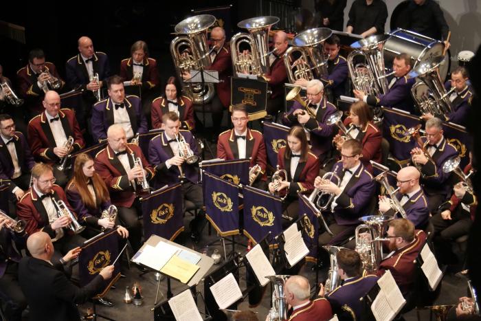 The massed bands at York Brass Against Cancer The massed bands at York Brass Against Cancer