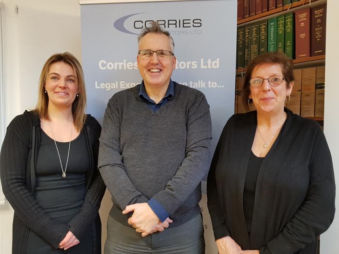 Corries have made us their charity of the year