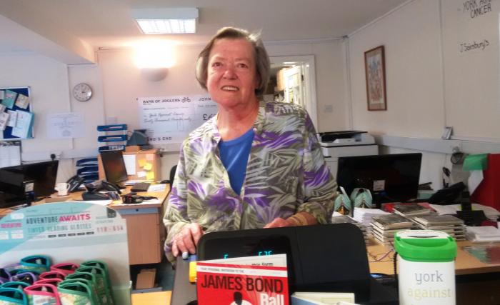 Di Ridley, one of our dedicated volunteers Di Ridley, one of our dedicated volunteers