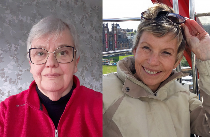 Joan Pritchard (left) and Jane Metcalfe (right)