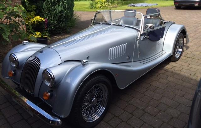 York Against Cancer's surprise present The Morgan V8 gift