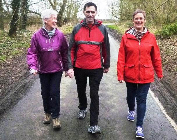 Pat and Jeff get into training for their walking challenge, alongside daughter Kate Pat and Jeff get into training for their walking challenge, alongside daughter Kate
