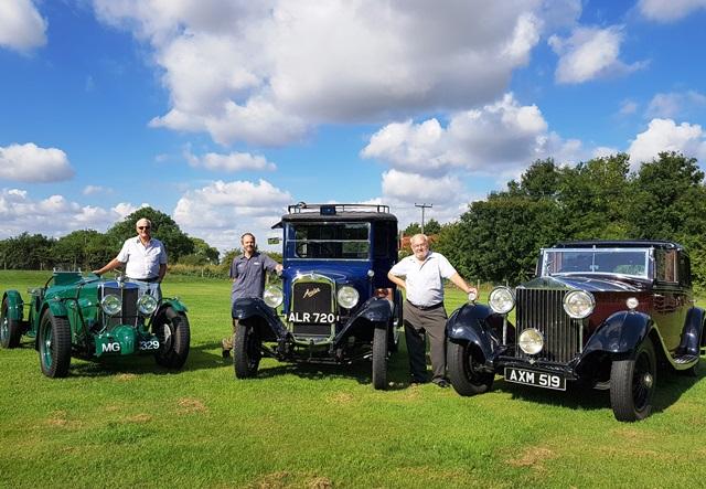 Some of the classic cars with their owners Some of the classic cars with their owners