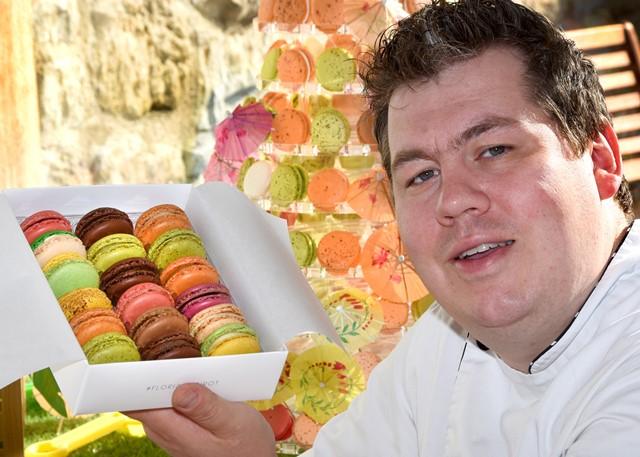 Florian Poirot and his macarons Florian Poirot and his macarons